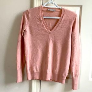 Everlane The Cashmere V-Neck Size S, Rose
